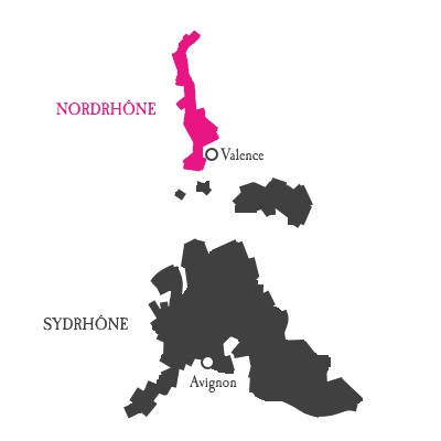 Vinområderne i Nordrhône