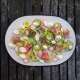 Makrelceviche med radiser og agurker