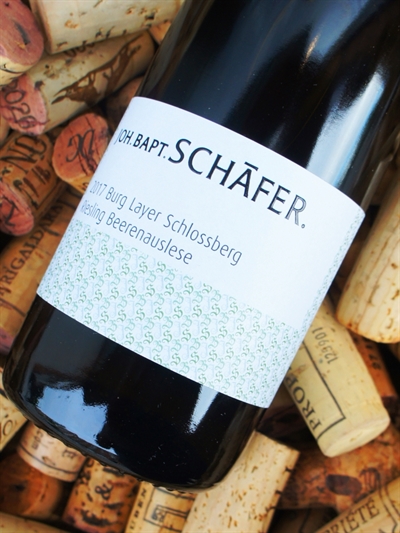 Joh. Bapt. Schäfer Burg Layer Schlossberg Riesling Beerenauslese 2017 (0,375 L)