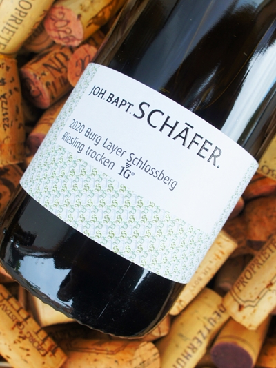 Joh. Bapt. Schäfer Burg Layer Schlossberg Riesling Trocken 1G 2020