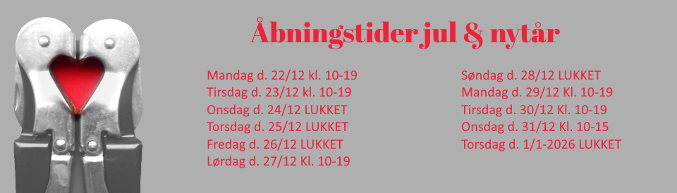 Åbningstider jul og nytår